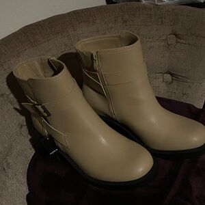 Torrid Beige Ankle Booties
